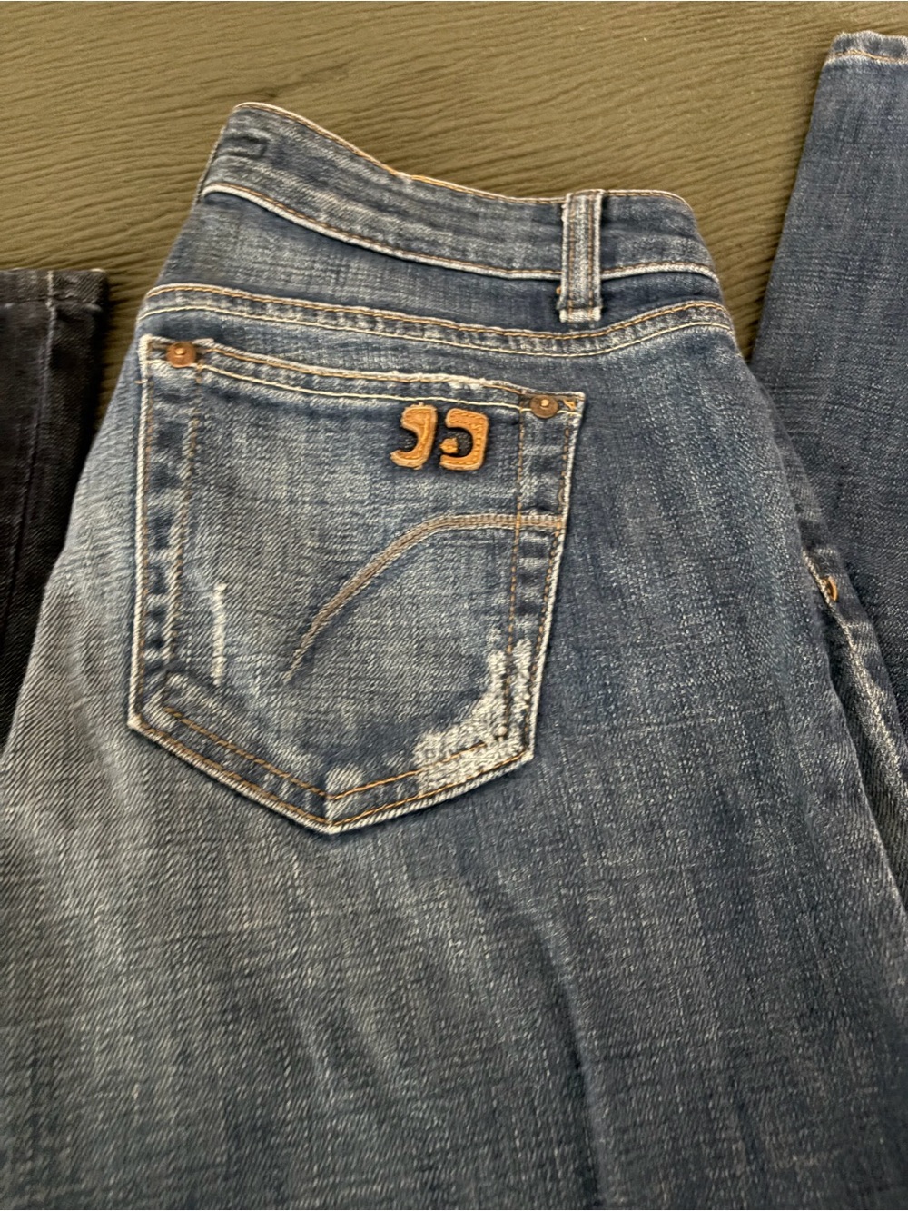 Joe's Jeans Women's Blue Boot Cut Jeans with Embroidered Back Pocket